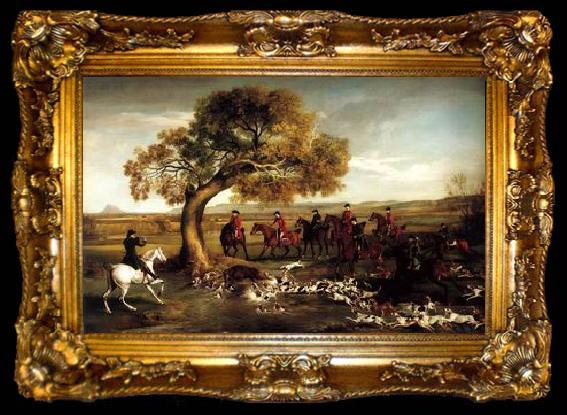 framed  unknow artist Classical hunting fox, Equestrian and Beautiful Horses, 026., ta009-2